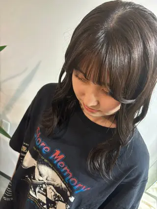 ロング Mao 🎀bob 赤み撃退🌿艶カラーのヘアスタイル