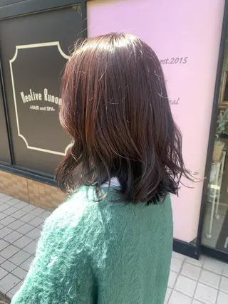 ミディアム カラー 💖クボ モモ💖のヘアスタイル