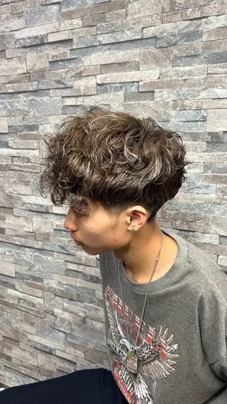 ミディアム カラー メンズ lua店 Yugo(河野有吾)のヘアスタイル