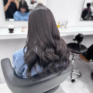ロング カラー 透け上品ハイトーン 職人ゆうと🤍のヘアスタイル