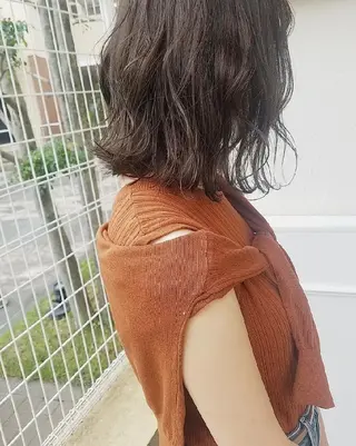 カラー 🙃 透明感カラー/ボブのヘアスタイル