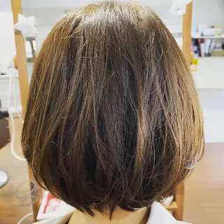 ショート カラー 艶カラー◎矯正⭐髪診 断#天王寺区@山本
のヘアスタイル