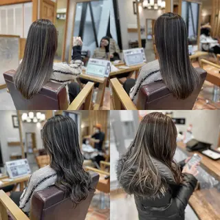 セミロング カラー 木村丈晴✂️ご来店 お待ちしてます😊のヘアスタイル