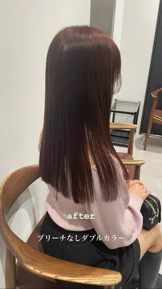 セミロング minatsu 東京の技術を京都でのヘアスタイル