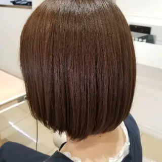 ミディアム カラー 山内 佐江子のヘアスタイル