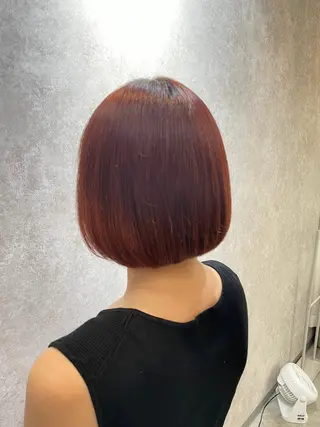 ショート カラー ツヤちゅるカラー✮ すずなのヘアスタイル