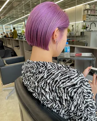 ショート カラー 艶髪/透明感カラー tawadaのヘアスタイル
