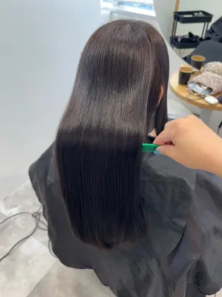 ロング カラー 植木 ひかりのヘアスタイル