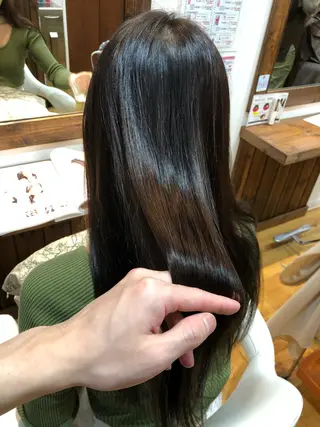 ロング 横浜ブリーチムラ直し ハイトーン/ブリーチのヘアスタイル