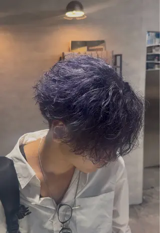 カラー パーマ メンズ 圧倒的な仕上がり /メンズ特化はるひのヘアスタイル