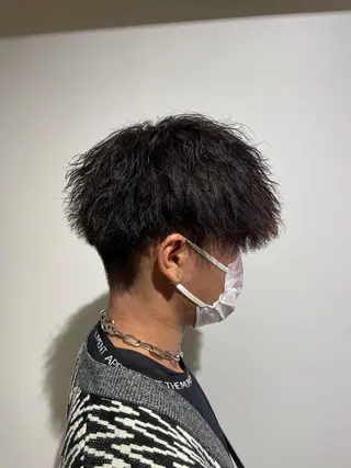 ショート パーマ メンズ 【メンズサロン】 BLUCK 横浜のヘアスタイル