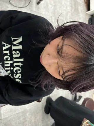 ミディアム カラー ヘアアレンジ 💟Opus // Mizuki🐕のヘアスタイル