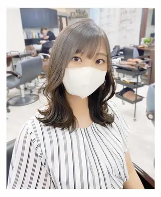 ミディアム カラー ＊横浜駅＊ 金子 誠也のヘアスタイル