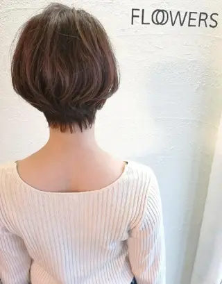 ショート パーマ ohno junのヘアスタイル