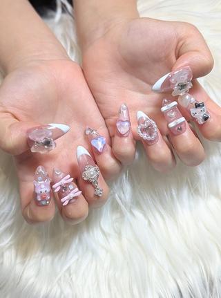 ネイル キッズ 推しネイル | 　aycnailのネイルデザイン