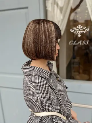 ミディアム カラー 【泉中央】CLASS 中村のヘアスタイル