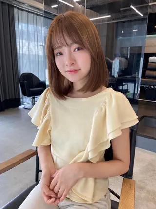 ショート 伊藤 莉奈　韓国ヘアのヘアスタイル