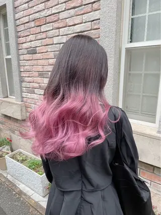 ロング カラー 地雷系  ピンク 🩷MOKAのヘアスタイル