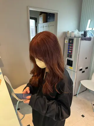 ロング カラー 🤎モテ髪&透明感 ミルクティー🥣🤎のヘアスタイル