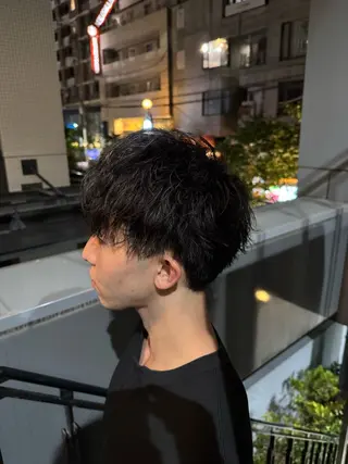 パーマ メンズ 河野 悠のヘアスタイル