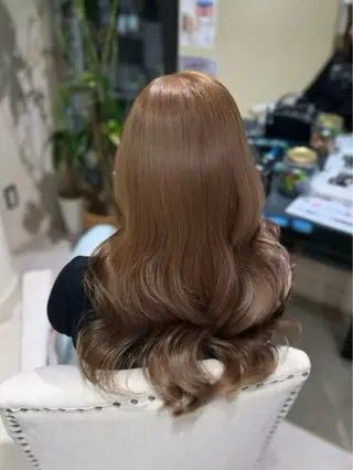 カラー ハイトーン✨艶髪💘 💘 AYANO💘のヘアスタイル