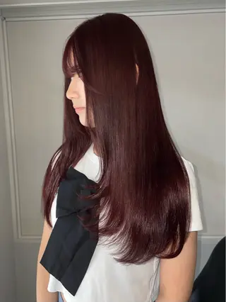ロング カラー ブリーチ/ ショート🐈‍⬛ 玲のヘアスタイル
