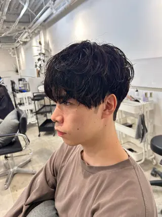 パーマ メンズ メンズ清潔感のプロ 💈メンズパーマ藤田のヘアスタイル