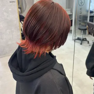 ショート カラー NUMBER_ ユイナのヘアスタイル