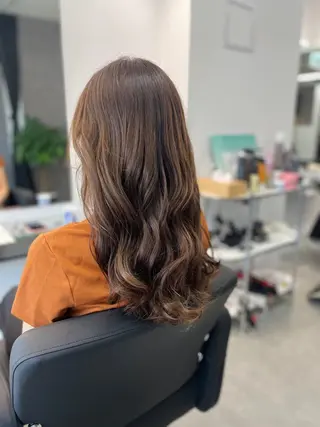 ロング カラー 三津木正幸 透明感カラー髪質改善のヘアスタイル