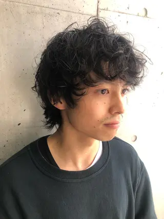 パーマ メンズ メンズも◎ 北澤みさきのヘアスタイル