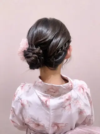 ロング ヘアアレンジ オタク美容師☃️🩵 ヘアアレンジ/らんのヘアスタイル