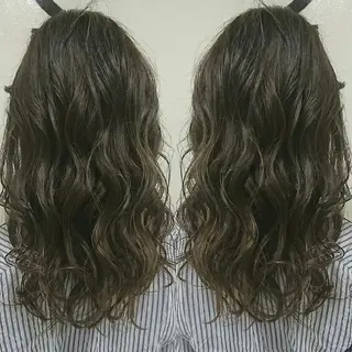 セミロング カラー センター南 SEIJIのヘアスタイル