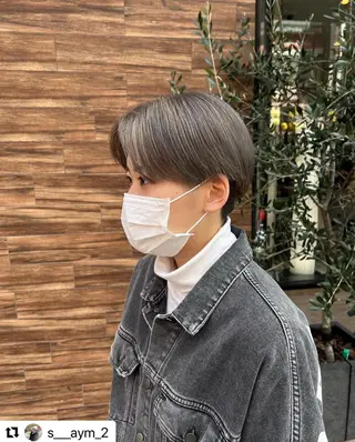 ショート カラー パーマ メンズ 🩷Eny terrace🩷のヘアスタイル