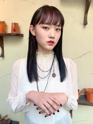 ロング カラー 🌈miu miu hair✂️💕のヘアスタイル