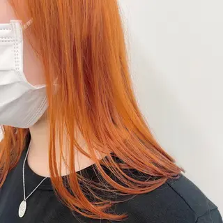 セミロング カラー 縮毛矯正WATARU 髪質改善 レイヤーのヘアスタイル