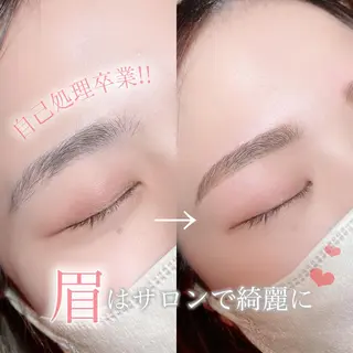 アイブロウ mignon /まつげパーマ・小顔の眉毛・アイブロウイメージ