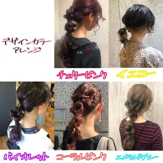 ロング 植田 彩のヘアスタイル