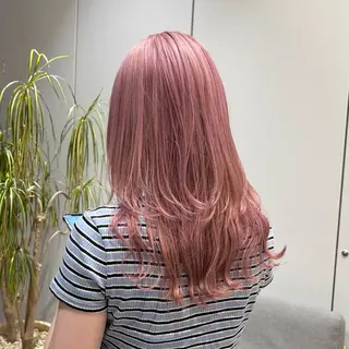 ロング カラー マンツーマン女性 美容師 奏のヘアスタイル