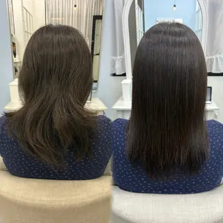 セミロング 髪質改善矯正/カラー /吉祥寺 mariのヘアスタイル
