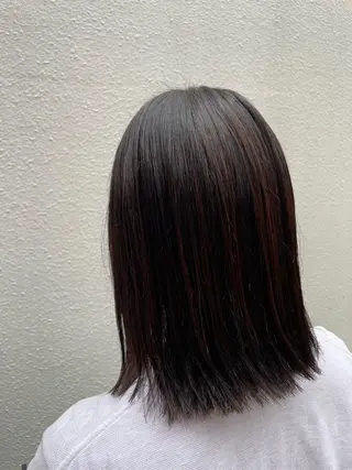 ミディアム 永山 愛莉のヘアスタイル