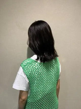 カラー イイダ ヒナのヘアスタイル