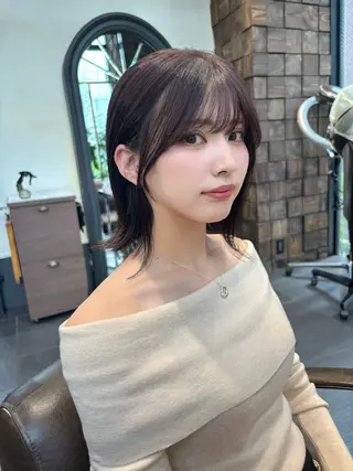 ミディアム MINXginza タイラミユネのヘアスタイル