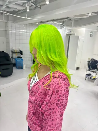 ミディアム 🎗副店長/井上 竜 ブリーチ指名No.1のヘアスタイル