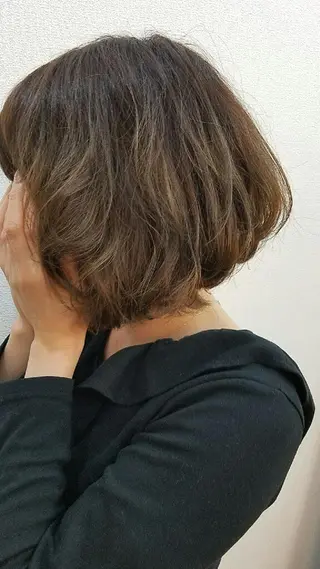 カラー ショート 大山 雅矢のヘアスタイル