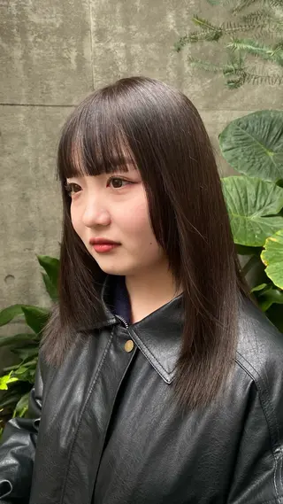 ロング カラー ヘアアレンジ レイヤーカット パーマ/髪質改善のヘアスタイル