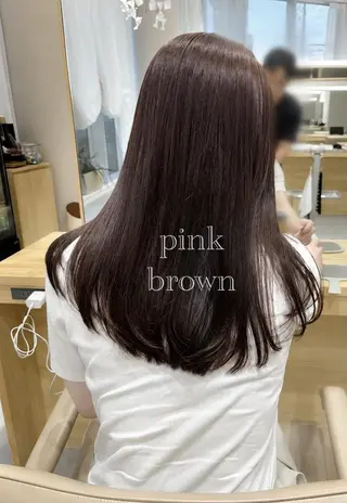 カラー 前髪カット✨透明感カ ラー/トリートメントのヘアスタイル