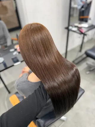 ロング カリン🎀 艶カラー/レイヤーのヘアスタイル