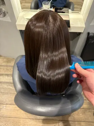 ミディアム 白髪ぼかし大人メンズ 根本零のヘアスタイル