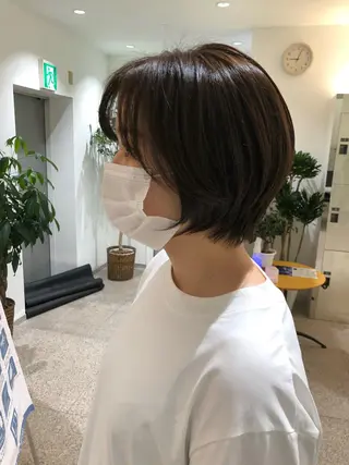 ショート 似合わせカット 迫留由弥のヘアスタイル