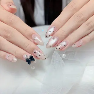 ネイル 🎀nana🫧 ワンホンネイル🎀のネイルデザイン